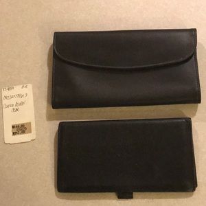 Vintage Coach Leather Combo Wallet Checkbook Cover